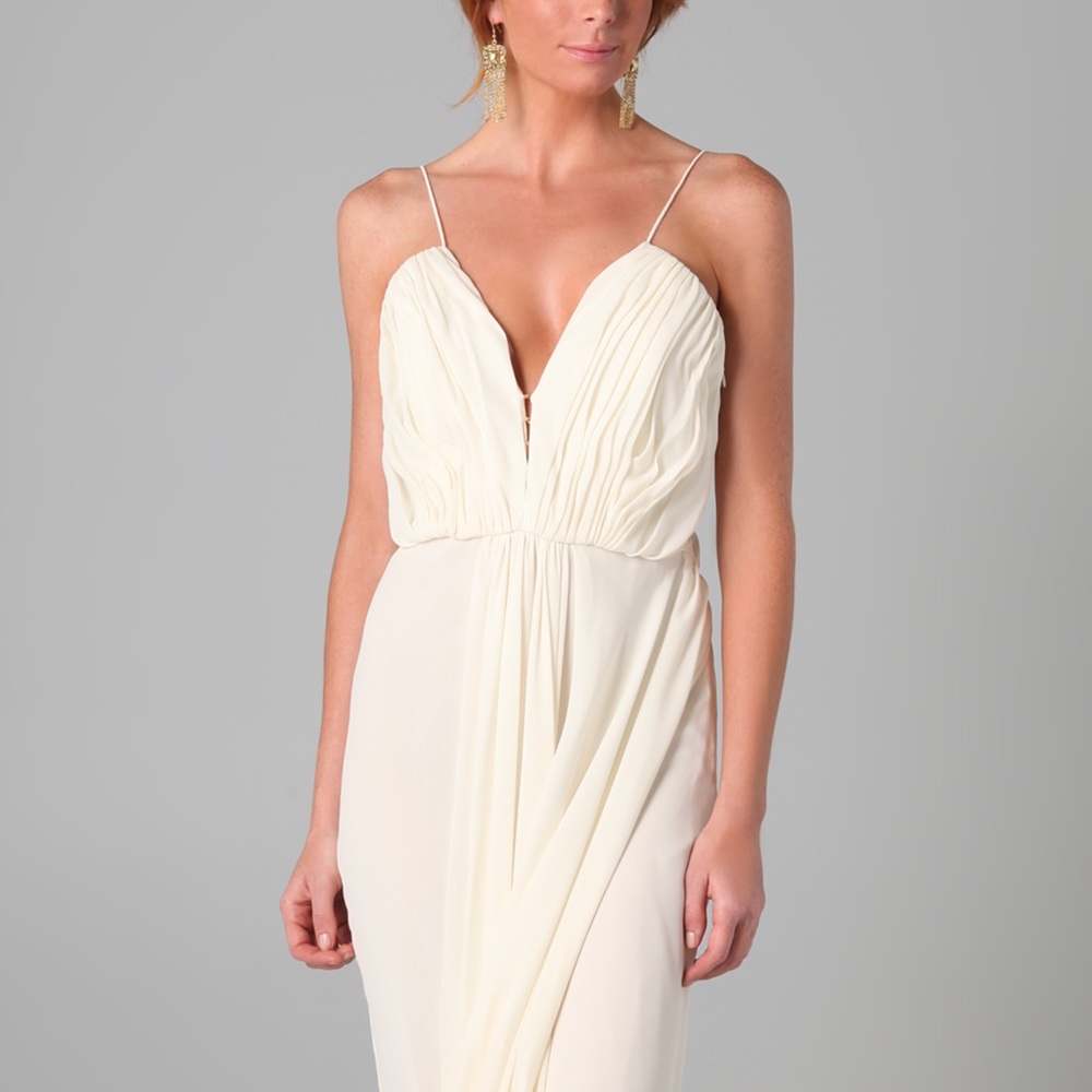 Katie Ermilio - Goddess Gown - Cream - 4